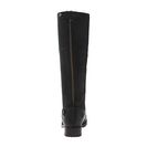 Incaltaminte Femei Frye Melissa Lug Back Zip Tall Black Pressed Nubuck