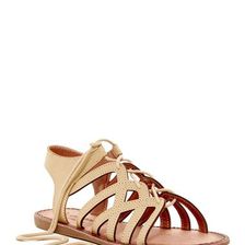 Incaltaminte Femei Elegant Footwear Lupitaa Lace-Up Sandal CAMEL