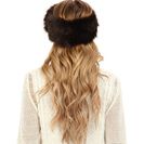 Accesorii Femei UGG Layna Long Pile Headband Snood Chocolate