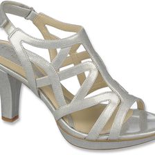 Naturalizer Danya Soft Silver Crosshatch Shiny