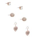 Bijuterii Femei GUESS Rose Gold-Tone Earring Set rose gold