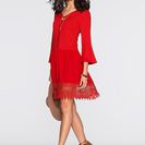 Rochie Boho cu aplicaţie 