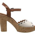 Incaltaminte Femei COACH April ChalkSaddle Vegan LeatherPebble Grain Leather