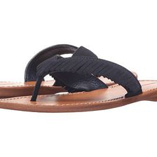 Incaltaminte Femei Frye Perry Feathered Thong Navy Oiled Suede