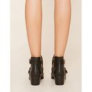 Incaltaminte Femei Forever21 Buckled Ankle Booties Black