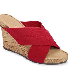 Incaltaminte Femei Aerosoles Party Plush Wedge Sandal Red