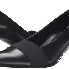 Vaneli Davis Black Nappa/Black Elastic