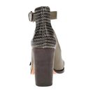 Incaltaminte Femei 10 Crosby Derek Lam Safra Army GreenBlack Mini Striped Snake Print