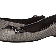 Michael Kors Melody Quilted Ballet Steel Grey Nappa