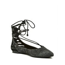 Incaltaminte Femei GUESS Drexel Lace-Up Flats black