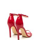 Incaltaminte Femei CheapChic Skinny Feels Strappy Faux Patent Heels Red