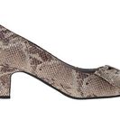 Incaltaminte Femei Walking Cradles Coral BrownBeige Snake Print Leather