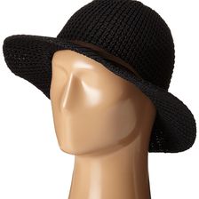 San Diego Hat Company KNH8009 Knit Fedora with Twisted Faux Suede Band Black