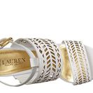 Incaltaminte Femei LAUREN Ralph Lauren Georgina White Smooth Sport Leather