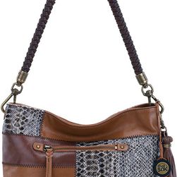 The Sak Indio Small Hobo Teak Snake Patch