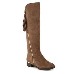 Incaltaminte Femei GC Shoes Tazzy Over The Knee Boot Taupe