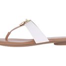 Incaltaminte Femei Michael Kors Hamilton Flat Sun TanOptic White Vachetta