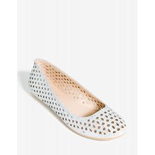 Incaltaminte Femei CheapChic Quintus-80a Weekend Crush Flat Met Slvr
