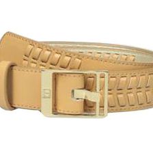 Accesorii Femei Ivanka Trump 32mm Belt with Lacing Detail Natural
