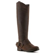 Incaltaminte Femei Crown Vintage Betty Wide Calf Riding Boot Brown