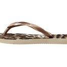 Incaltaminte Femei Havaianas Slim Animals Flip Flops BeigeRose Gold