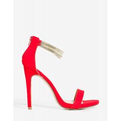 Incaltaminte Femei CheapChic Momo-1 First Glance Heel Red