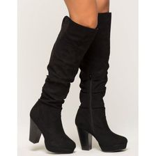 Incaltaminte Femei CheapChic Huxley-13 Do Me A Favor Boot Black