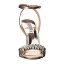 Incaltaminte Femei Badgley Mischka Amanda II Platino Glitter FabricMetallic