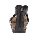 Incaltaminte Femei Rockport Total Motion Romilly Back Zip Sandal Black Lizard