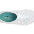 Incaltaminte Femei SKECHERS Relaxed Fit Breathe Easy Glimmered Up Slip-On Sneaker White