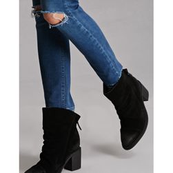 Incaltaminte Femei Forever21 Sbicca Zippered Booties Black