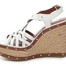 Incaltaminte Femei LAUREN Ralph Lauren Stacey Wedge Sandal White