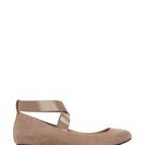 Incaltaminte Femei Jessica Simpson Taupe Mandayss Elastic Strap Ballet Flats Taupe