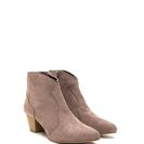 Incaltaminte Femei CheapChic Yeehaw Pointy Faux Suede Booties Taupe