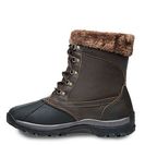 Incaltaminte Femei Propet Blizzard Mid Lace II Duck Boot Brown LeatherNylon