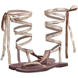 Incaltaminte Femei Free People Dahlia Lace-Up Sandal Sunkissed