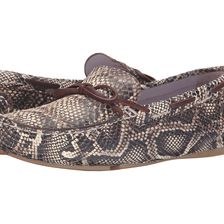 Johnston & Murphy Maggie Camp Moc Brown/Natural Snake Print