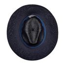 Accesorii Femei San Diego Hat Company KNH8011 Knit Fedora Hat with Suede Band Navy