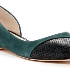 Cole Haan Amalia Snake Embossed Cap Toe Skimmer DK SPR-DK