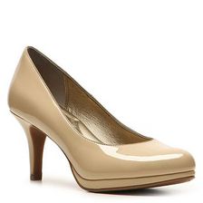 Incaltaminte Femei Kelly Katie Dorotha Patent Platform Pump Beige
