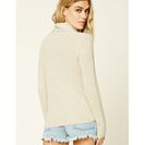 Bijuterii Femei Forever21 Cowl Neck Sweater Top Oatmeal