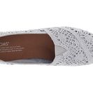 Incaltaminte Femei TOMS Crochet Classics Silver Crochet Metallic