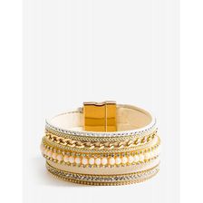 Bijuterii Femei CheapChic Love Bead Cuff Bracelet Ivory