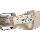 Incaltaminte Femei LifeStride Envy Flat Sandal Gold Metallic