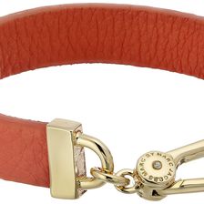Marc by Marc Jacobs Key Items Simple Leather Bracelet Bright Rose