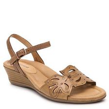 Incaltaminte Femei Earth Footwear Orchid Wedge Sandal TanBrown