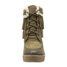 Incaltaminte Femei Sam Edelman Kemper Moss GreenIvory Oily Velour SuedeShearling
