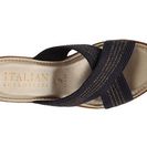 Incaltaminte Femei Italian Shoemakers Baby Wedge Sandal NavyGold