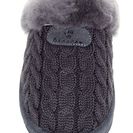 Incaltaminte Femei Bearpaw Effie Genuine Sheepskin Lined Slipper Charcoal