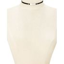Bijuterii Femei Forever21 Bar Charm Faux Leather Choker Blacksilver
